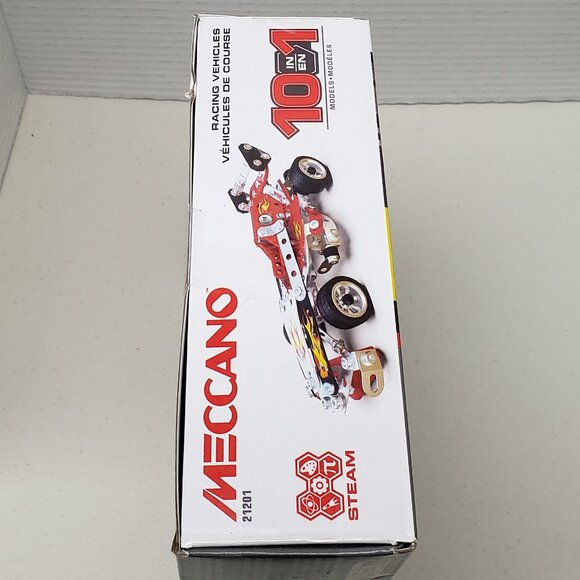 Meccano 10-in-1 Racing Vehicles Set 21201 - Picture 7 of 9